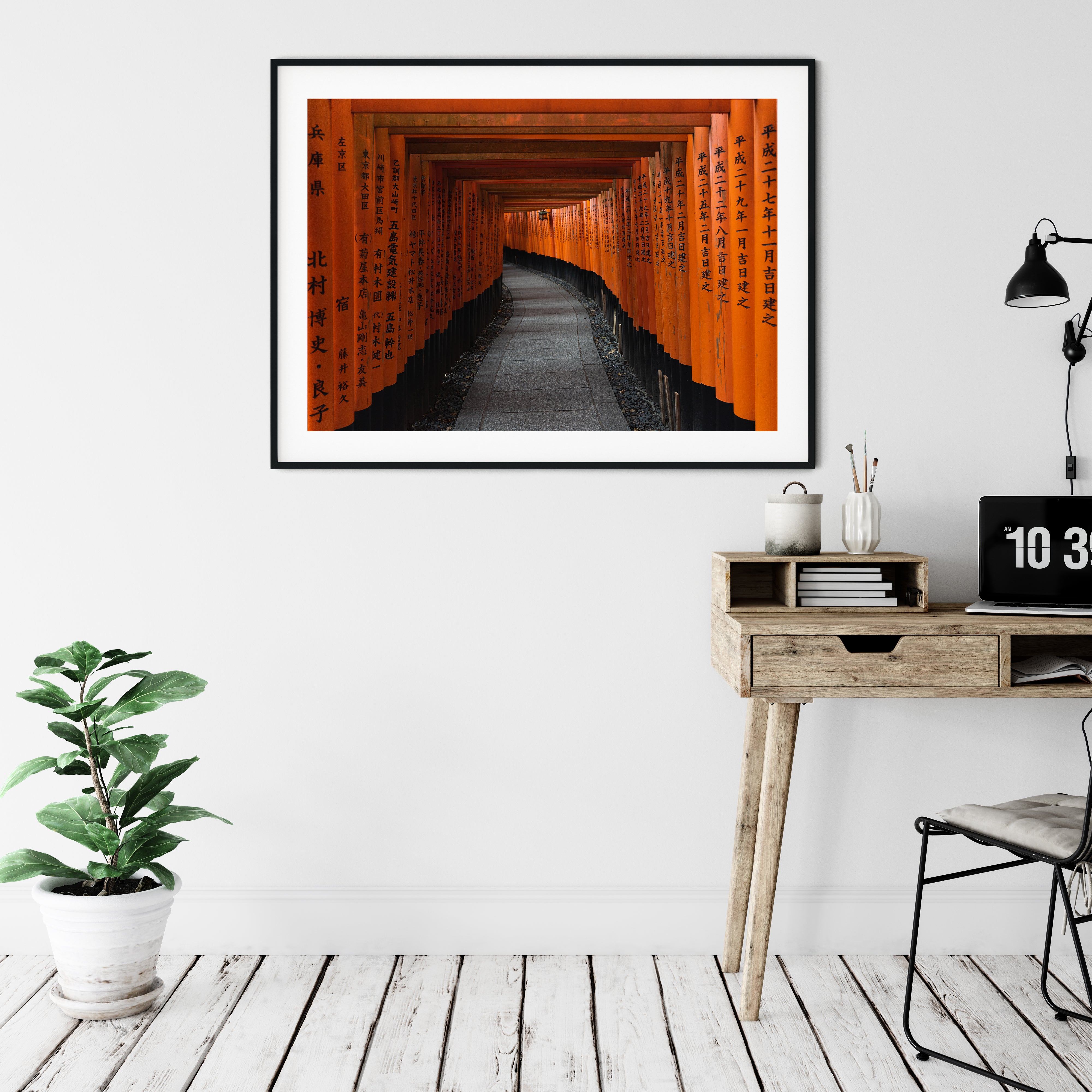 Colourful Temple Wall Art Print From Japan 